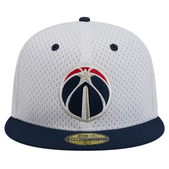 New Era Washington Wizards Throwback 2Tone 59FIFTY Fitted Hat White/Navy