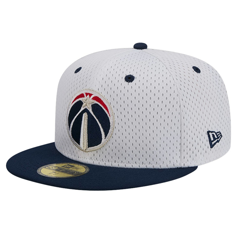 New Era Washington Wizards Throwback 2Tone 59FIFTY Fitted Hat White/Navy