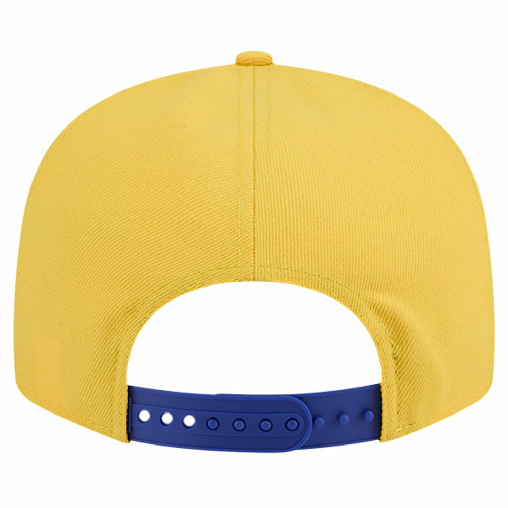 New Era Golden State Warriors Throwback Gradient Tech Font 9FIFTY Snapback Hat White/Royal