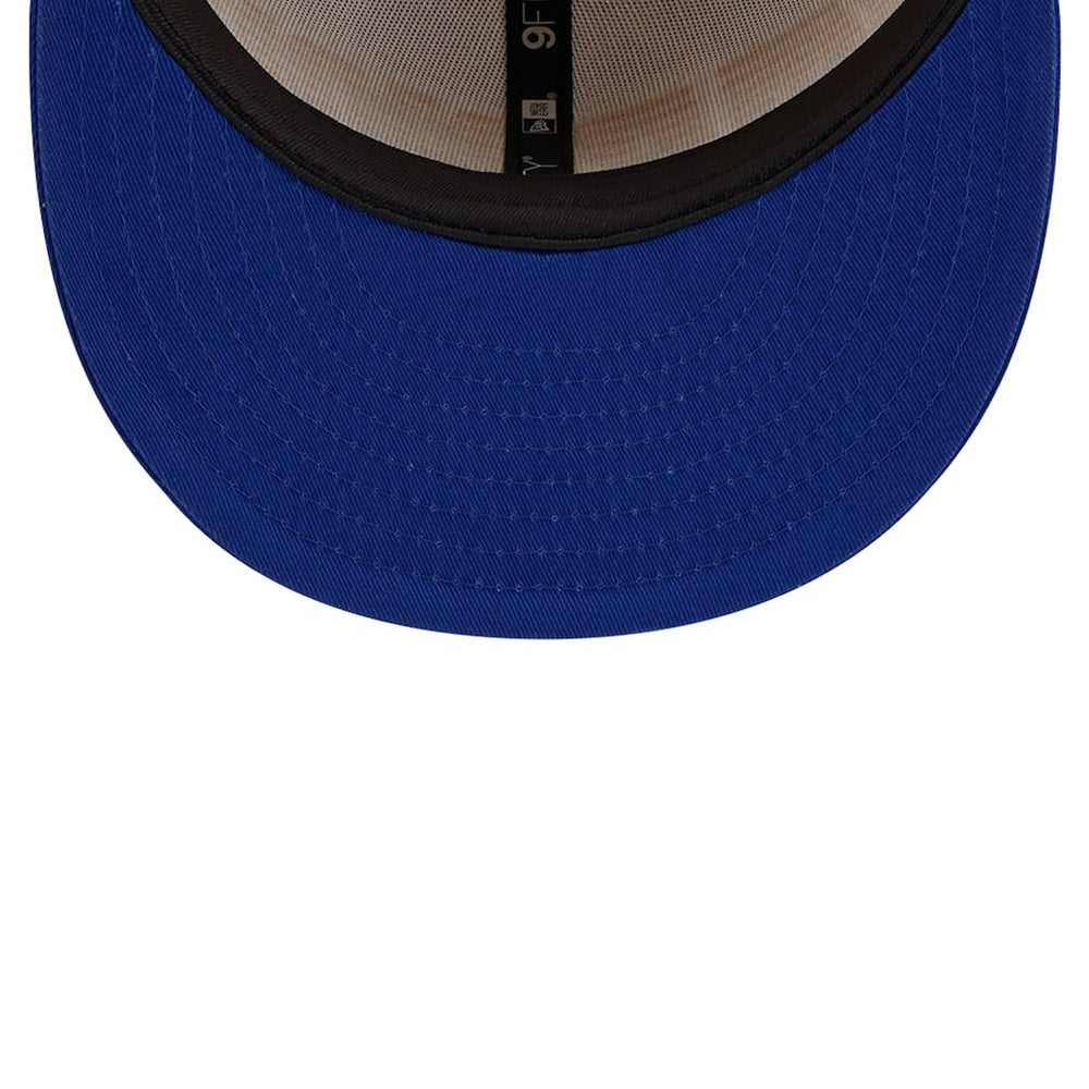 New Era Golden State Warriors Throwback Gradient Tech Font 9FIFTY Snapback Hat White/Royal