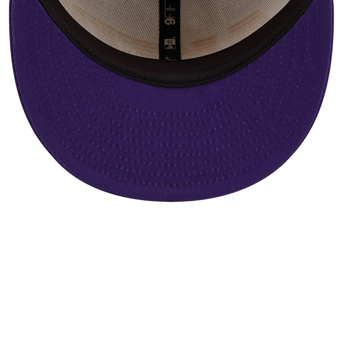 New Era Los Angeles Lakers Throwback Gradient Tech Font 9FIFTY Snapback Hat White/Purple