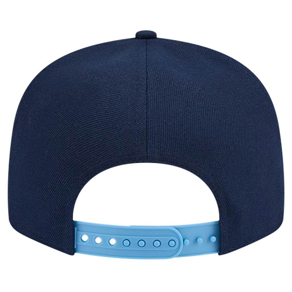 New Era Memphis Grizzlies Throwback Gradient Tech Font 9FIFTY Snapback Hat White/Light Blue