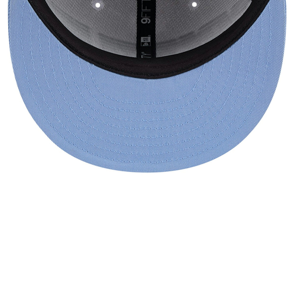 New Era Memphis Grizzlies Throwback Gradient Tech Font 9FIFTY Snapback Hat White/Light Blue