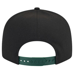 New Era Milwaukee Bucks Throwback Gradient Tech Font 9FIFTY Snapback Hat White/Hunter Green