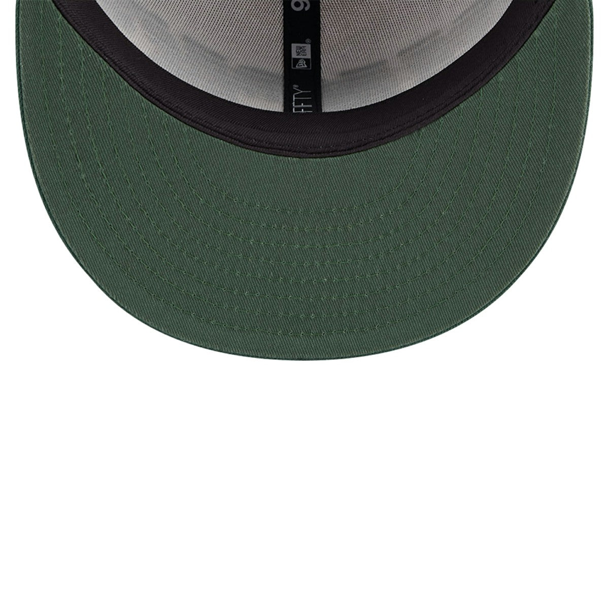 New Era Milwaukee Bucks Throwback Gradient Tech Font 9FIFTY Snapback Hat White/Hunter Green