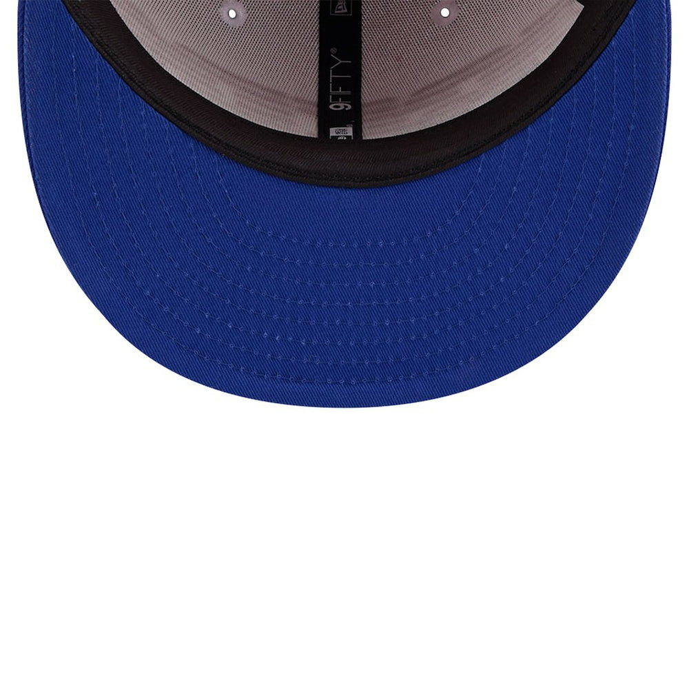 New Era Philadelphia 76ers Throwback Gradient Tech Font 9FIFTY Snapback Hat White/Royal