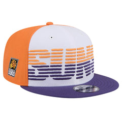New Era Phoenix Suns Throwback Gradient Tech Font 9FIFTY Snapback Hat White/Purple