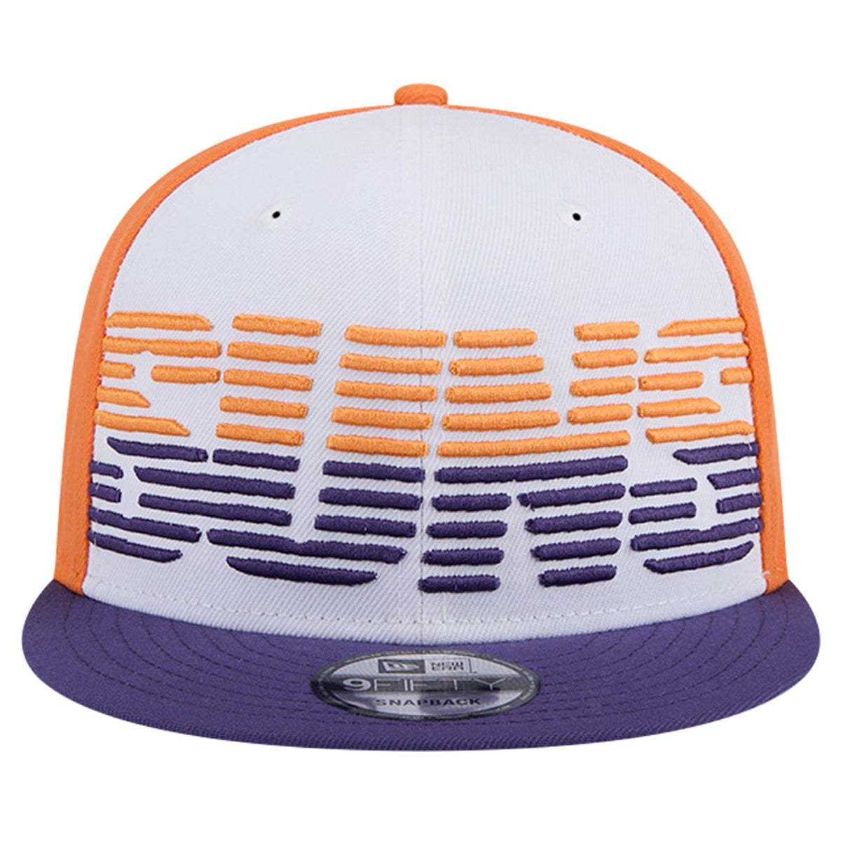 New Era Phoenix Suns Throwback Gradient Tech Font 9FIFTY Snapback Hat White/Purple