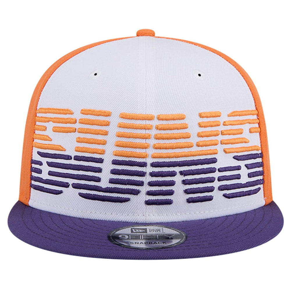 New Era Phoenix Suns Throwback Gradient Tech Font 9FIFTY Snapback Hat White/Purple