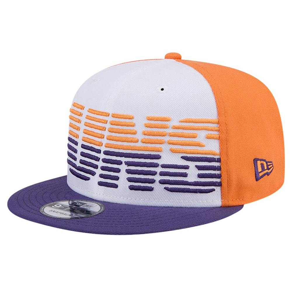 New Era Phoenix Suns Throwback Gradient Tech Font 9FIFTY Snapback Hat White/Purple