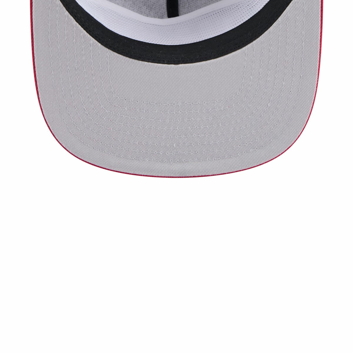 New Era Miami Heat Throwback Team Arch Golfer Snapback Hat Black/Red