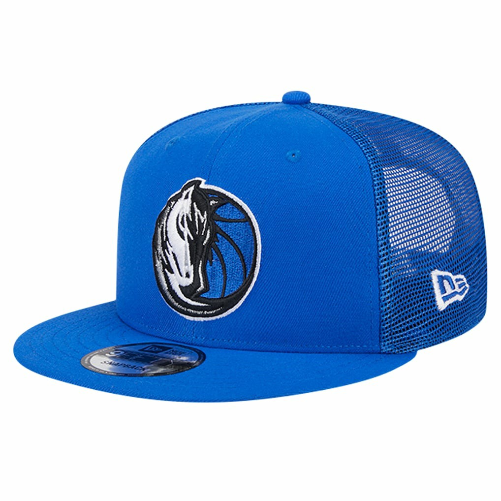 New Era Dallas Mavericks Meshback 9FIFTY Snapback Hat Royal