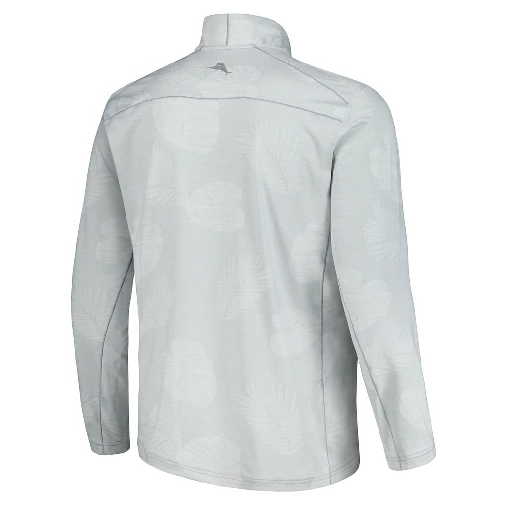 Minnesota Vikings Delray Frond IslandZone Half-Zip Sweatshirt - Gray - Tommy Bahama