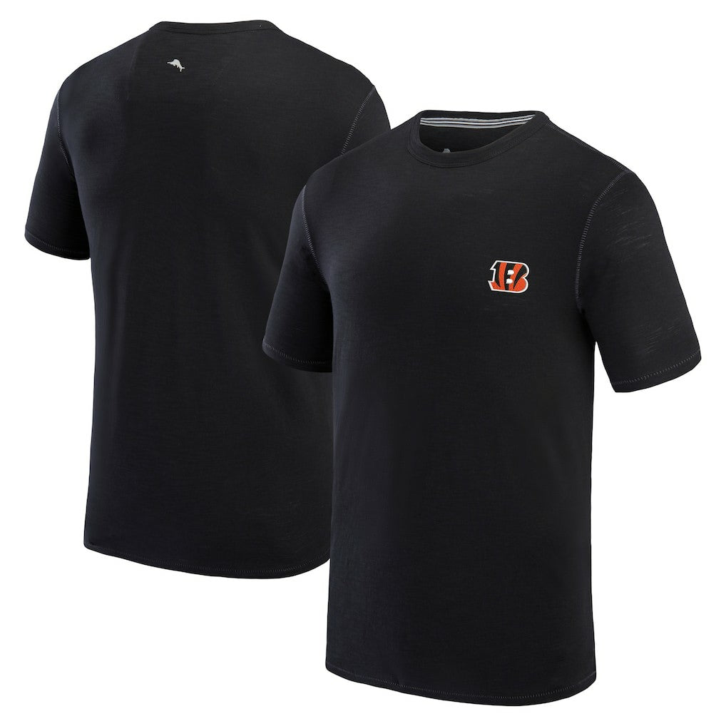 Cincinnati Bengals Bali Beach T-Shirt - Black - Tommy Bahama