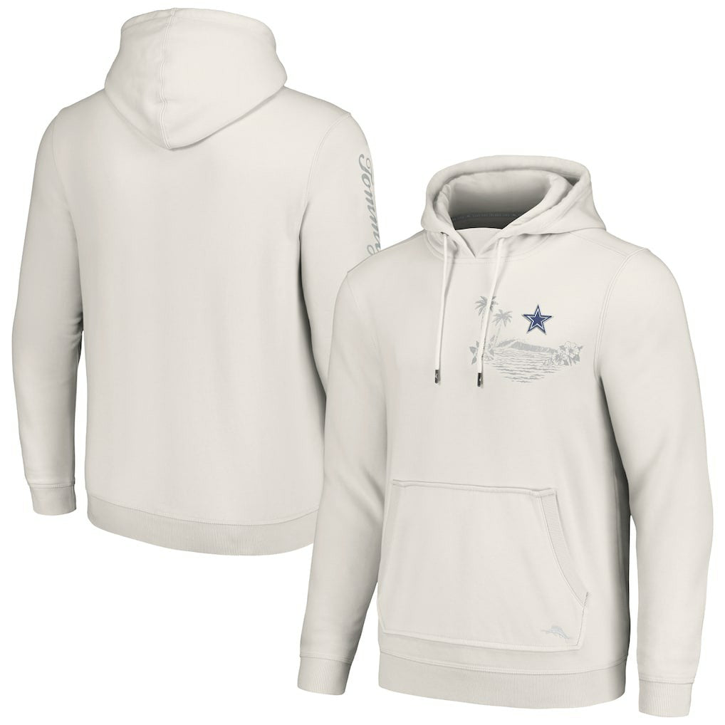 Dallas Cowboys Home Game Pullover Hoodie - White - Tommy Bahama