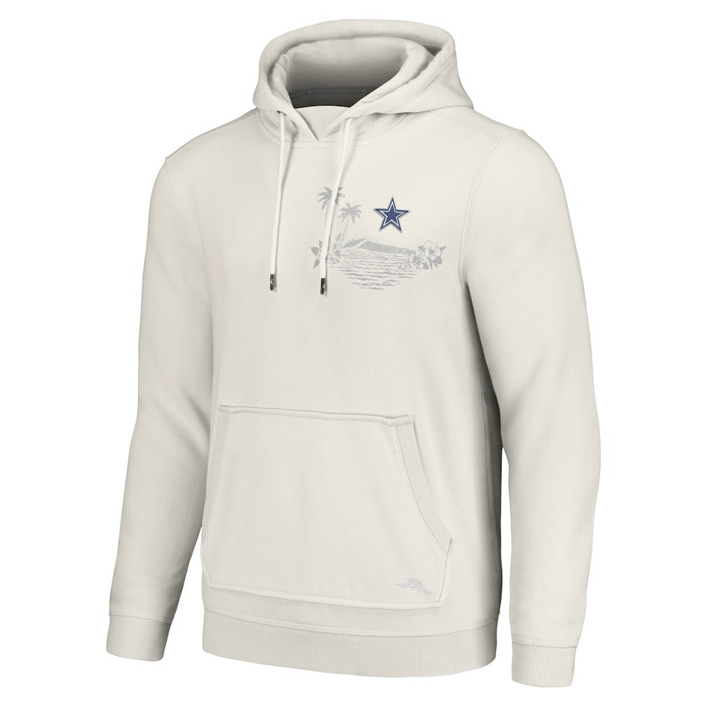 Dallas Cowboys Home Game Pullover Hoodie - White - Tommy Bahama