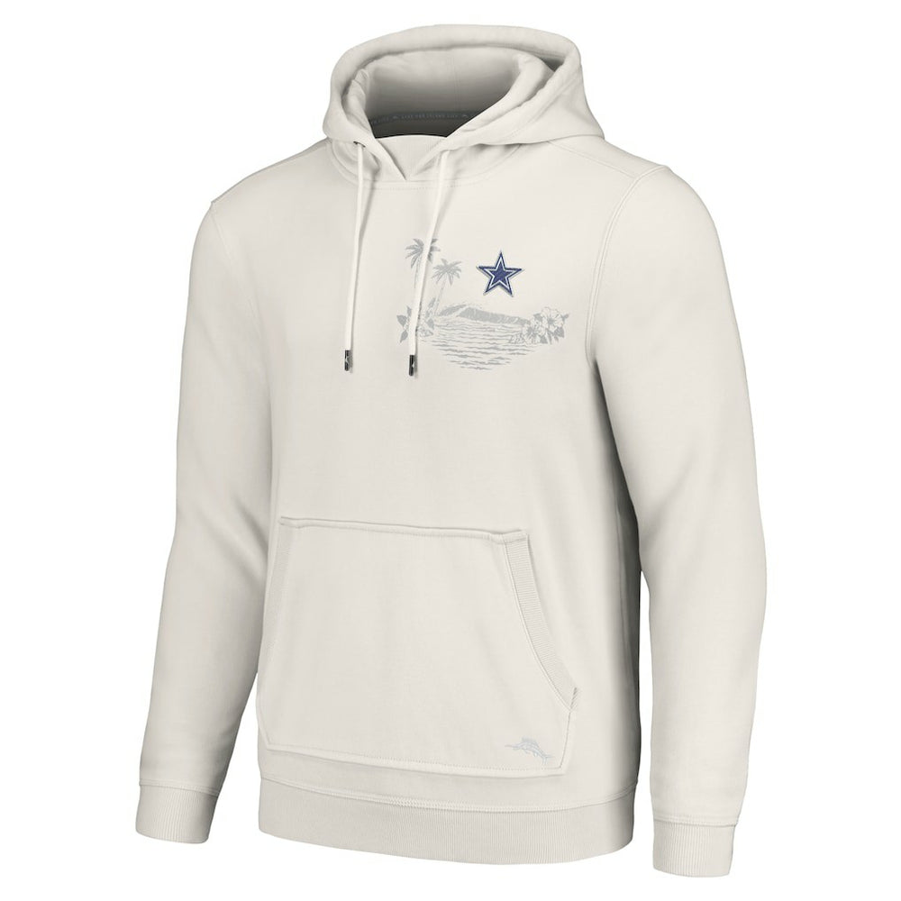Dallas Cowboys Home Game Pullover Hoodie - White - Tommy Bahama
