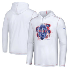 Buffalo Bills Graffiti Touchdown Pullover Hoodie - White - Tommy Bahama