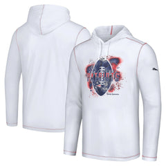 New England Patriots Graffiti Touchdown Pullover Hoodie - White - Tommy Bahama