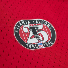 Deion Sanders Atlanta Falcons Retired Player Name & Number Mesh Top - Red - Mitchell & Ness