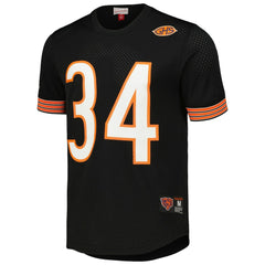 Walter Payton Chicago Bears Retired Player Name & Number Mesh Top - Black - Mitchell & Ness