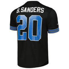 Barry Sanders Detroit Lions Retired Player Name & Number Mesh Top - Black - Mitchell & Ness
