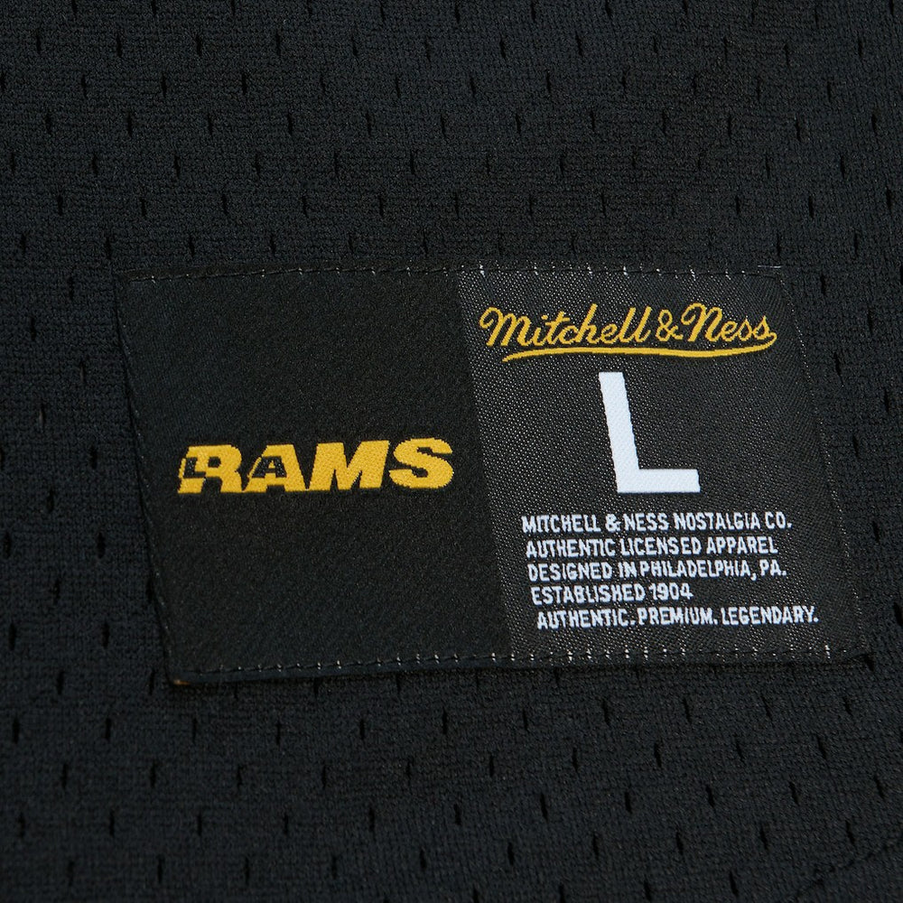 Eric Dickerson Los Angeles Rams Retired Player Name & Number Mesh Top - Black - Mitchell & Ness