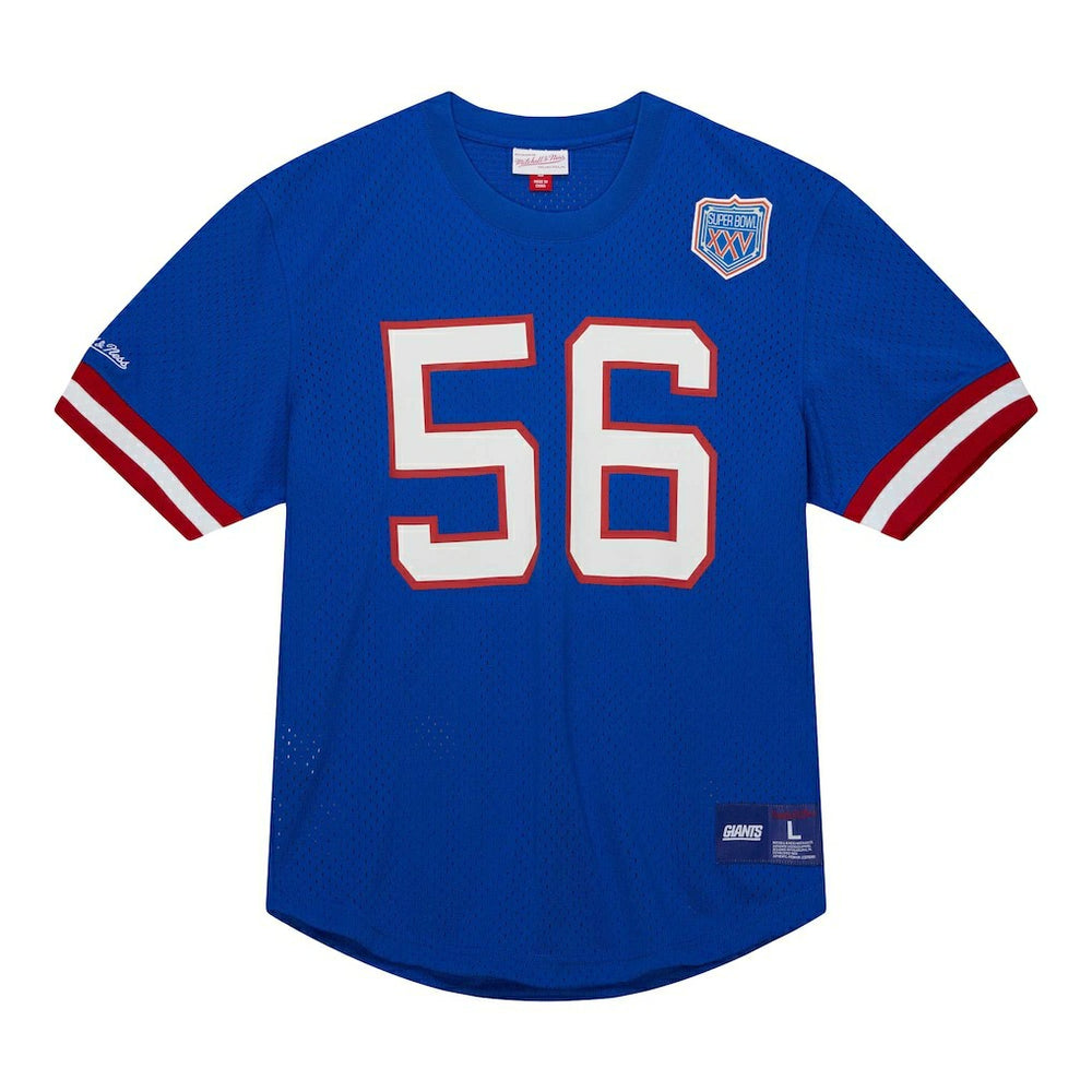 Lawrence Taylor New York Giants Retired Player Name & Number Mesh Top - Royal - Mitchell & Ness