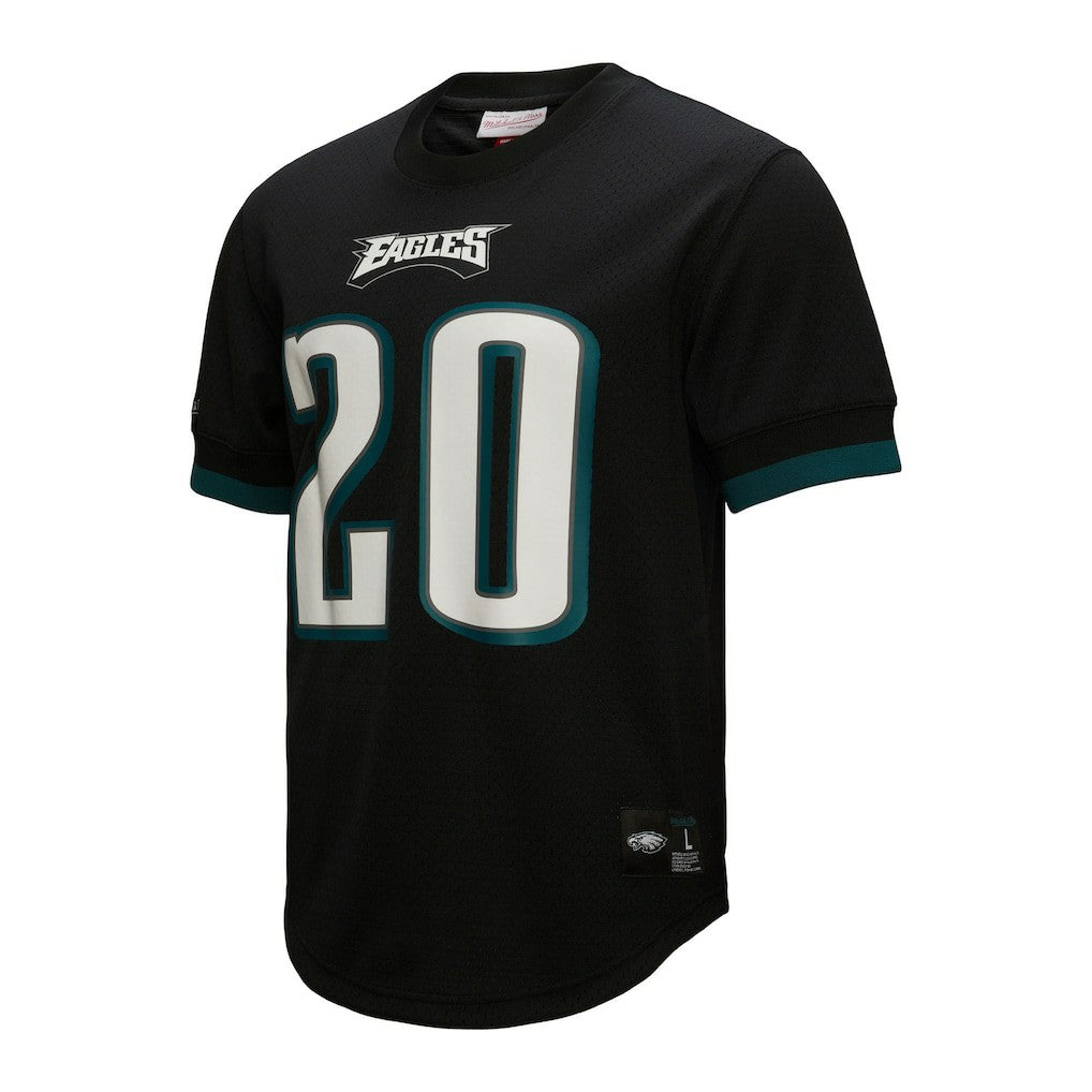Brian Dawkins Philadelphia Eagles Retired Player Name & Number Mesh Top - Black - Mitchell & Ness
