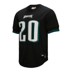 Brian Dawkins Philadelphia Eagles Retired Player Name & Number Mesh Top - Black - Mitchell & Ness
