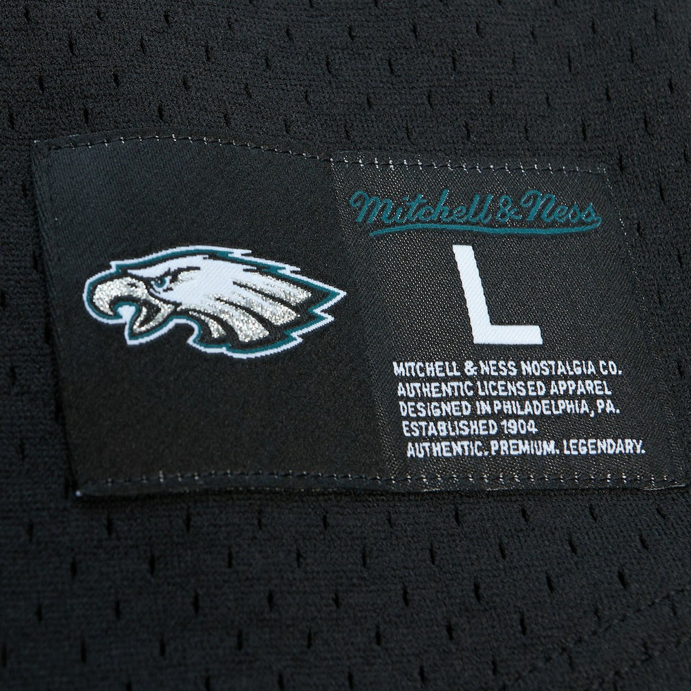Brian Dawkins Philadelphia Eagles Retired Player Name & Number Mesh Top - Black - Mitchell & Ness