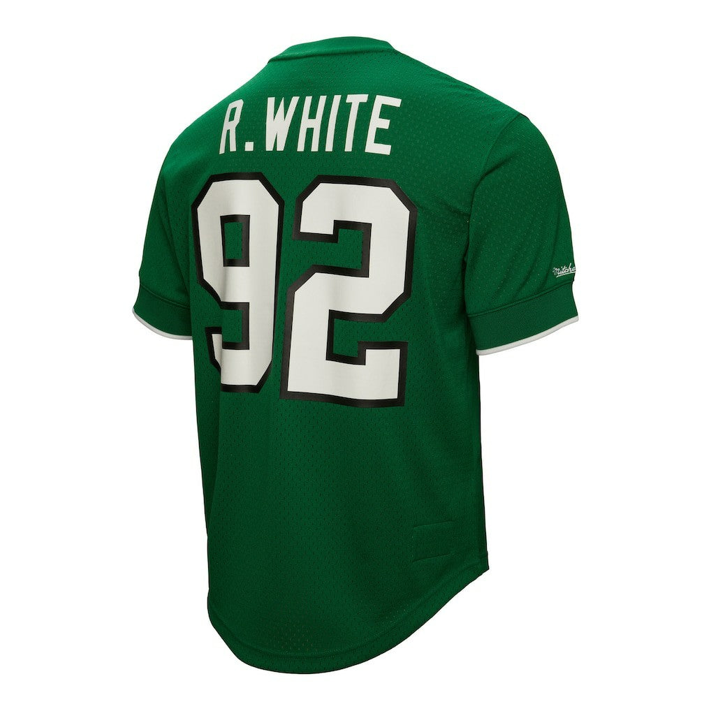 Reggie White Philadelphia Eagles Retired Player Name & Number Mesh Top - Kelly Green - Mitchell & Ness