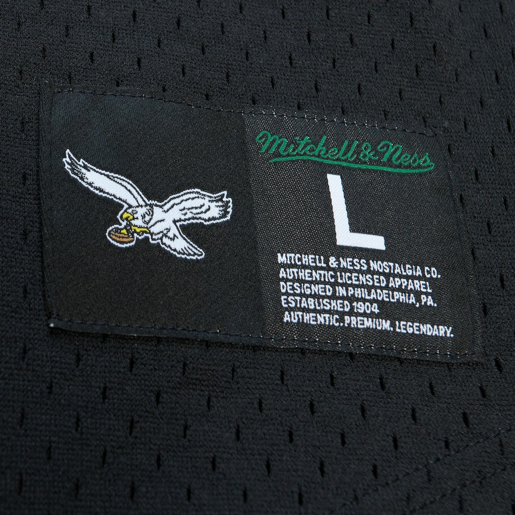 Randall Cunningham Philadelphia Eagles Retired Player Name & Number Mesh Top - Black - Mitchell & Ness