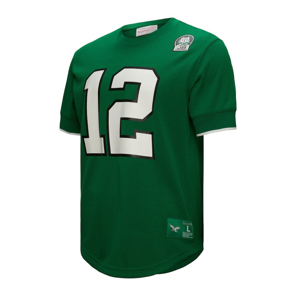 Randall Cunningham Philadelphia Eagles Retired Player Name & Number Mesh Top - Kelly Green - Mitchell & Ness