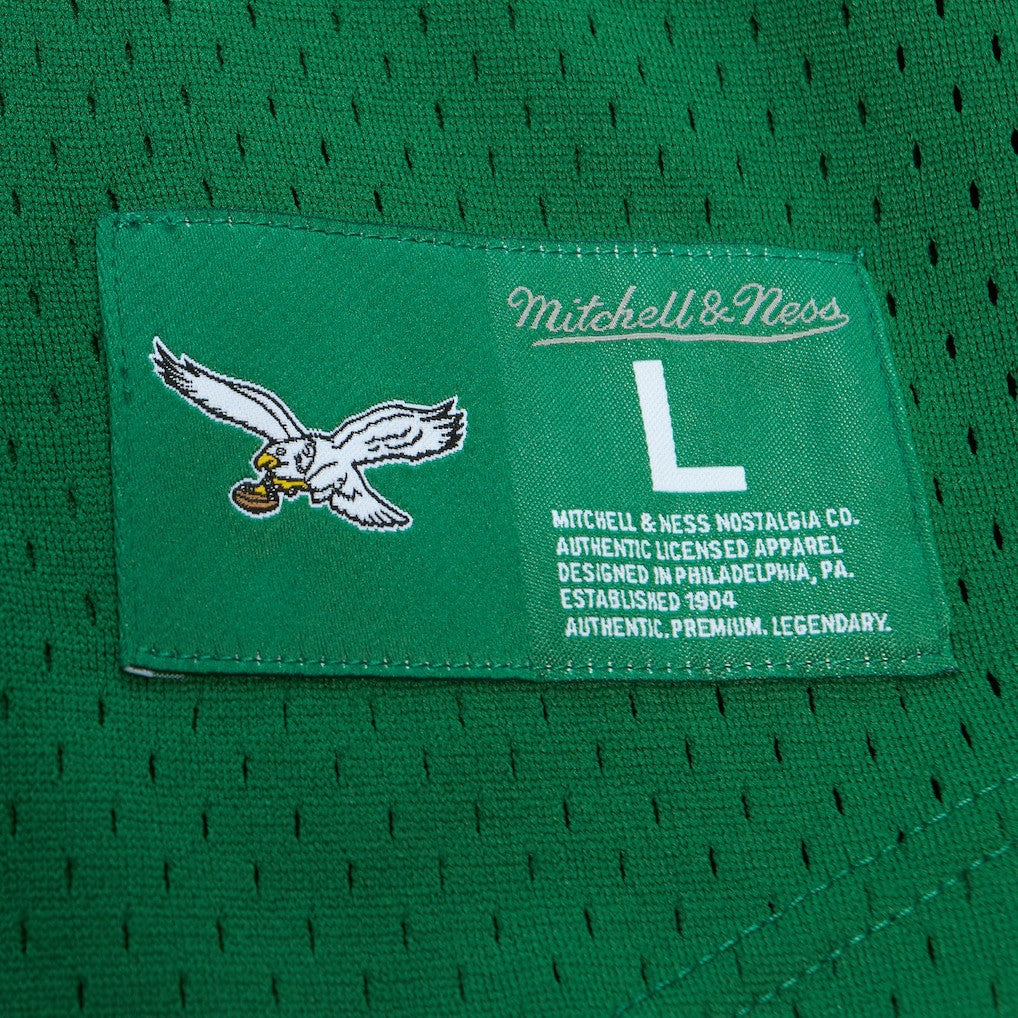 Randall Cunningham Philadelphia Eagles Retired Player Name & Number Mesh Top - Kelly Green - Mitchell & Ness