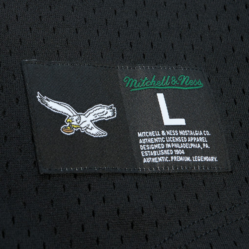 Reggie White Philadelphia Eagles Retired Player Name & Number Mesh Top - Black - Mitchell & Ness