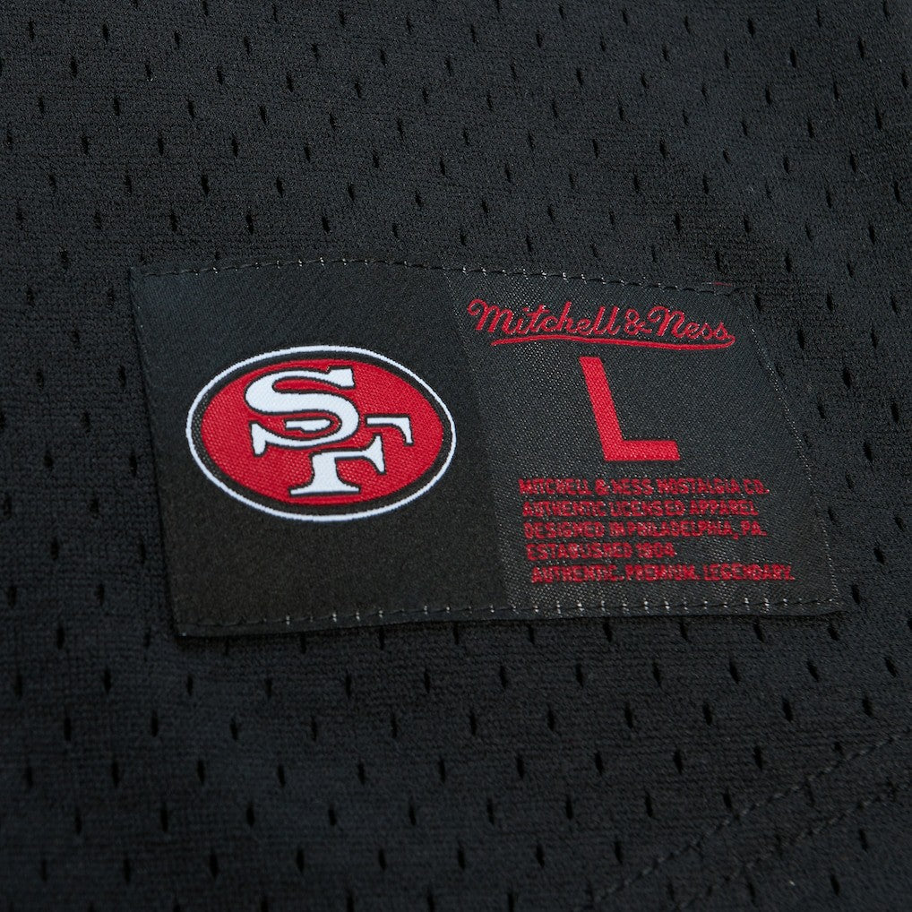 Joe Montana San Francisco 49ers Retired Player Name & Number Mesh Top - Black - Mitchell & Ness