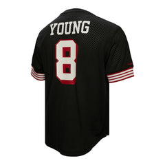 Steve Young San Francisco 49ers Retired Player Name & Number Mesh Top - Black - Mitchell & Ness