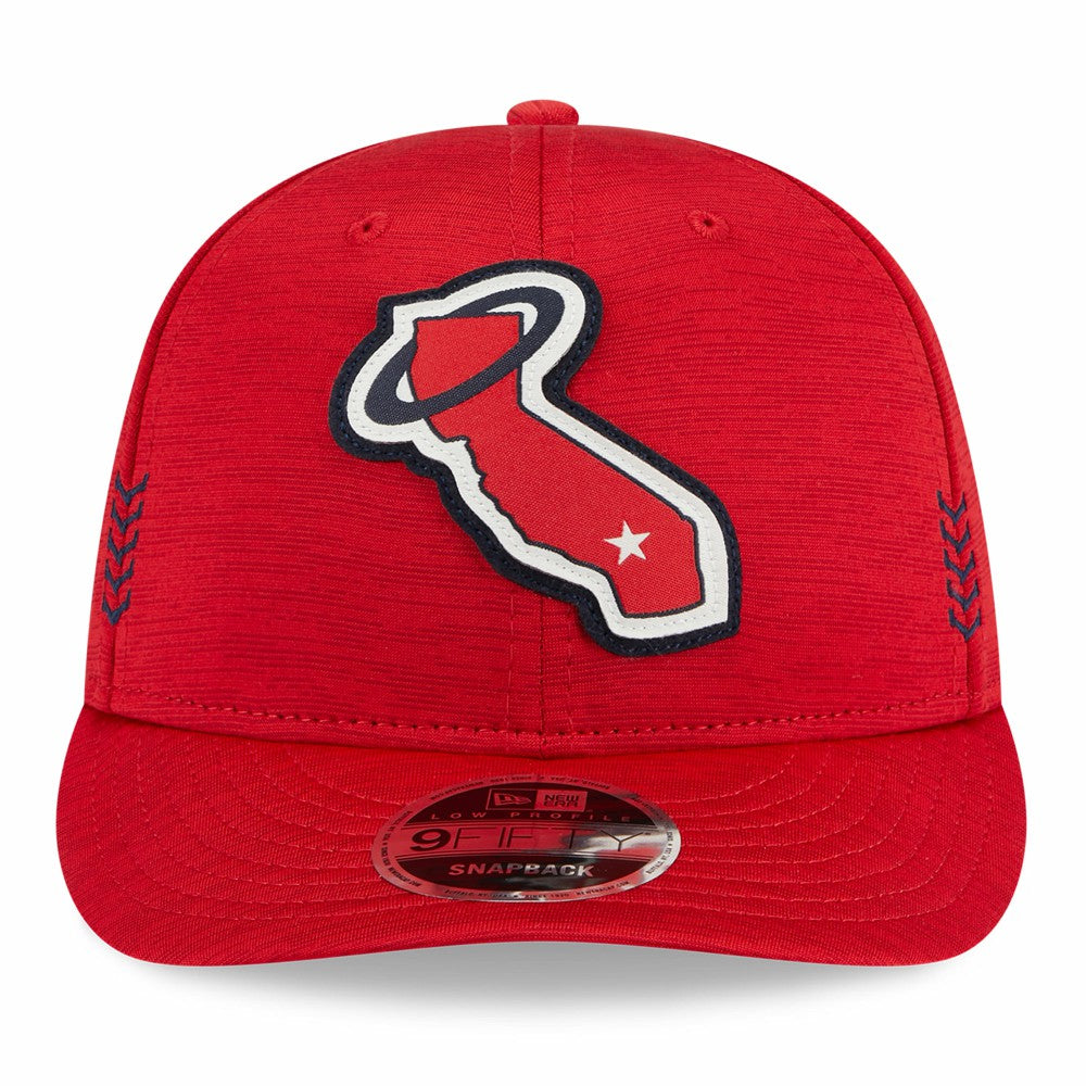 Los Angeles Angels New Era 2024 Clubhouse Low Profile 9FIFTY Snapback Hat Outlet
