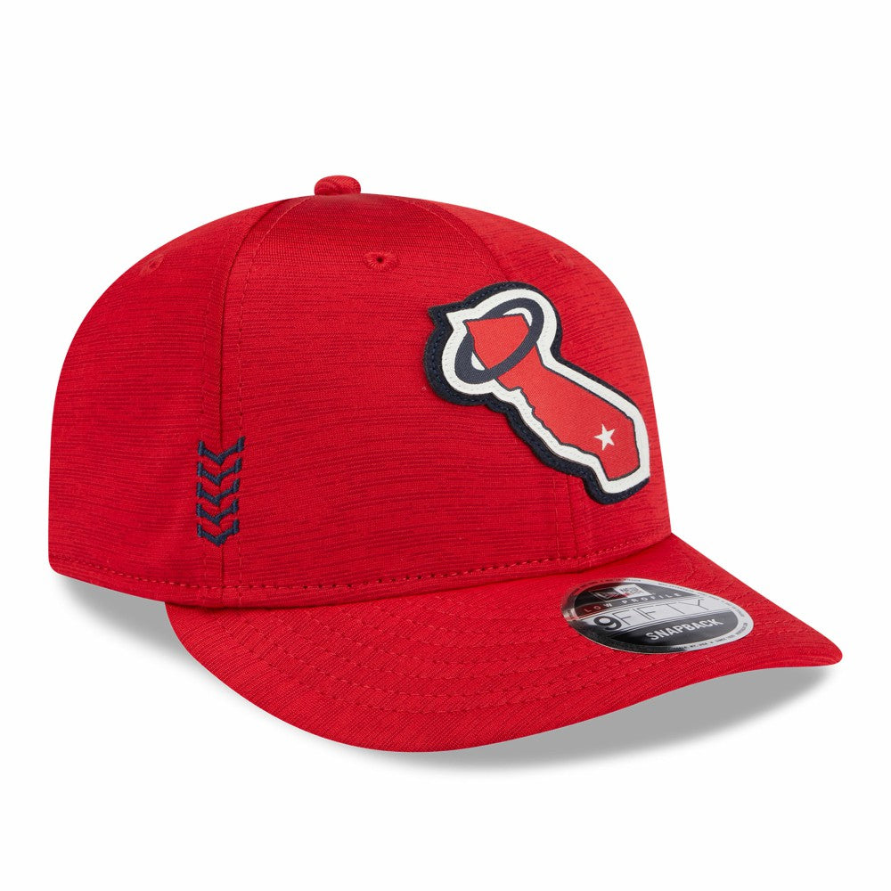 Los Angeles Angels New Era 2024 Clubhouse Low Profile 9FIFTY Snapback Hat Outlet