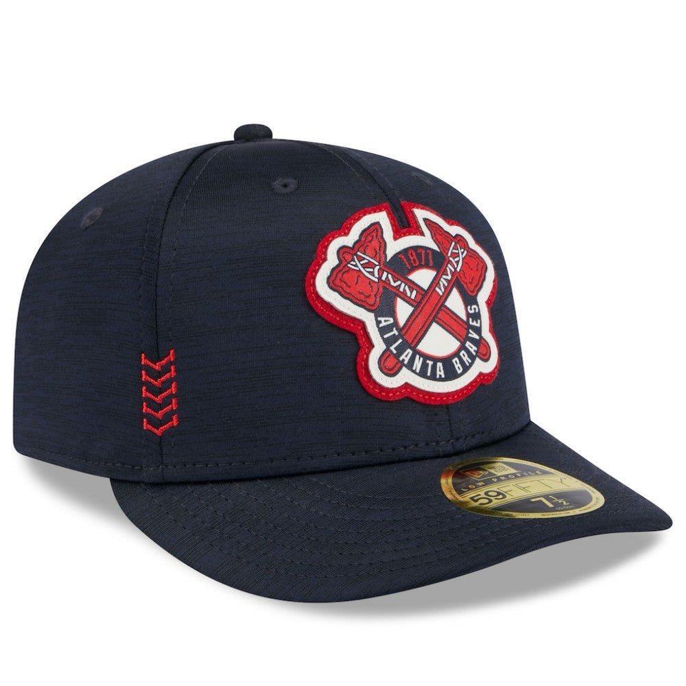 Atlanta Braves New Era 2024 Clubhouse Low Profile 59FIFTY Fitted Hat for sale