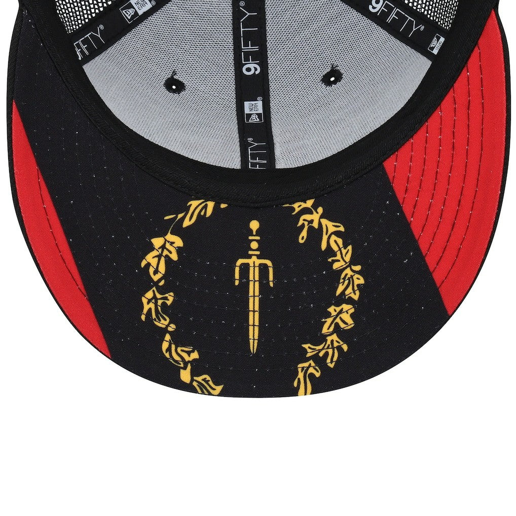 San Francisco 49ers New Era Black Excellence Collection Trucker Low Profile 9FIFTY Snapback Hat - Black - NFL