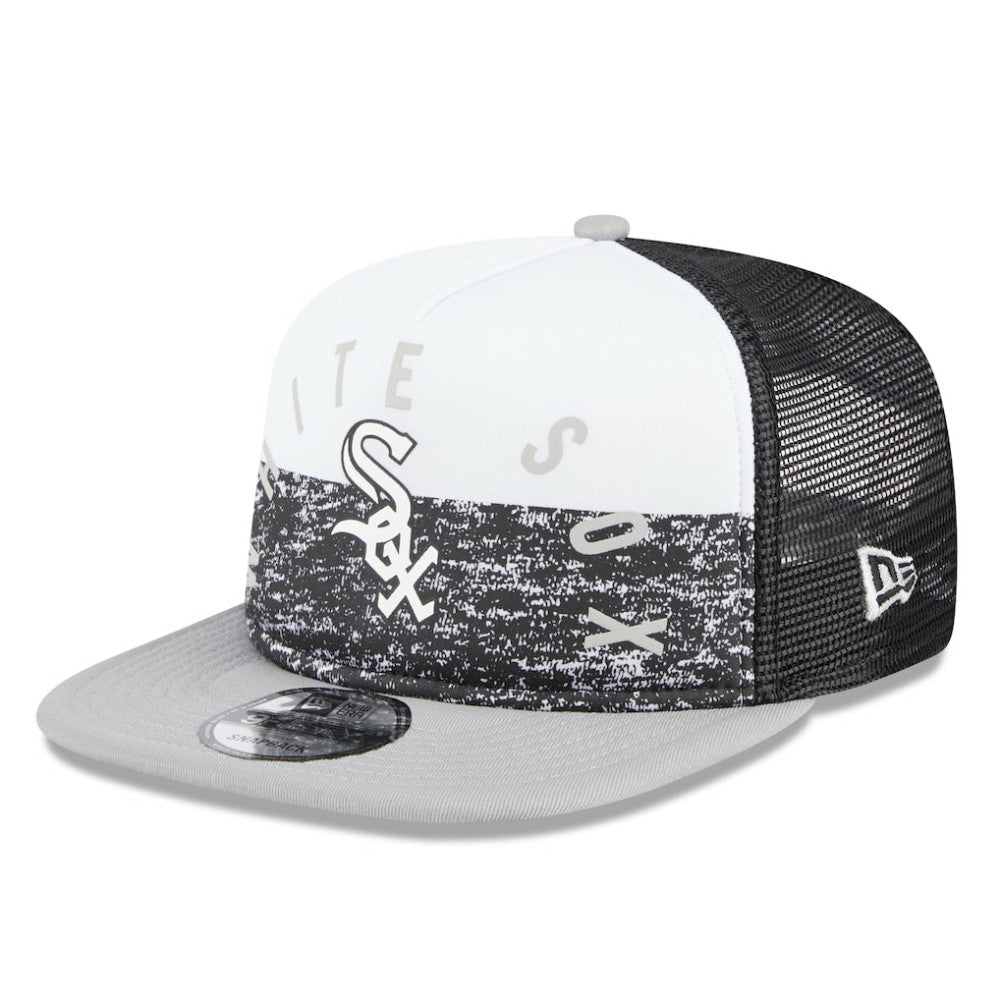 Chicago White Sox New Era Team Foam Front A-Frame Trucker 9FIFTY Snapback Hat Discount