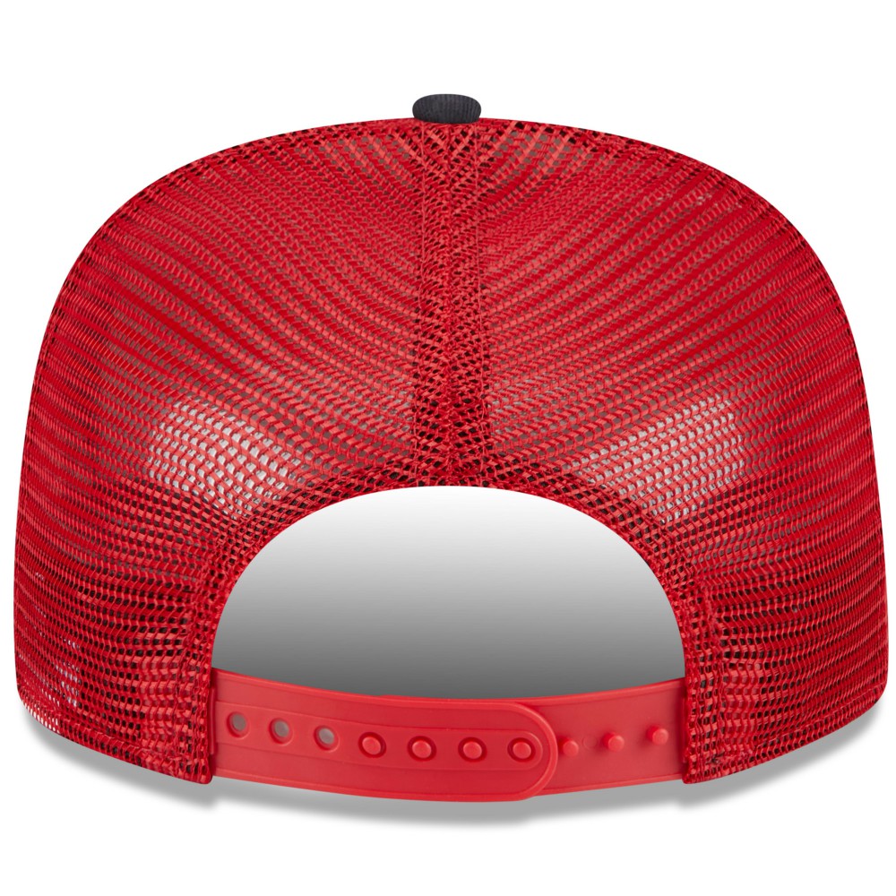 Los Angeles Angels New Era Team Foam Front A-Frame Trucker 9FIFTY Snapback Hat Outlet
