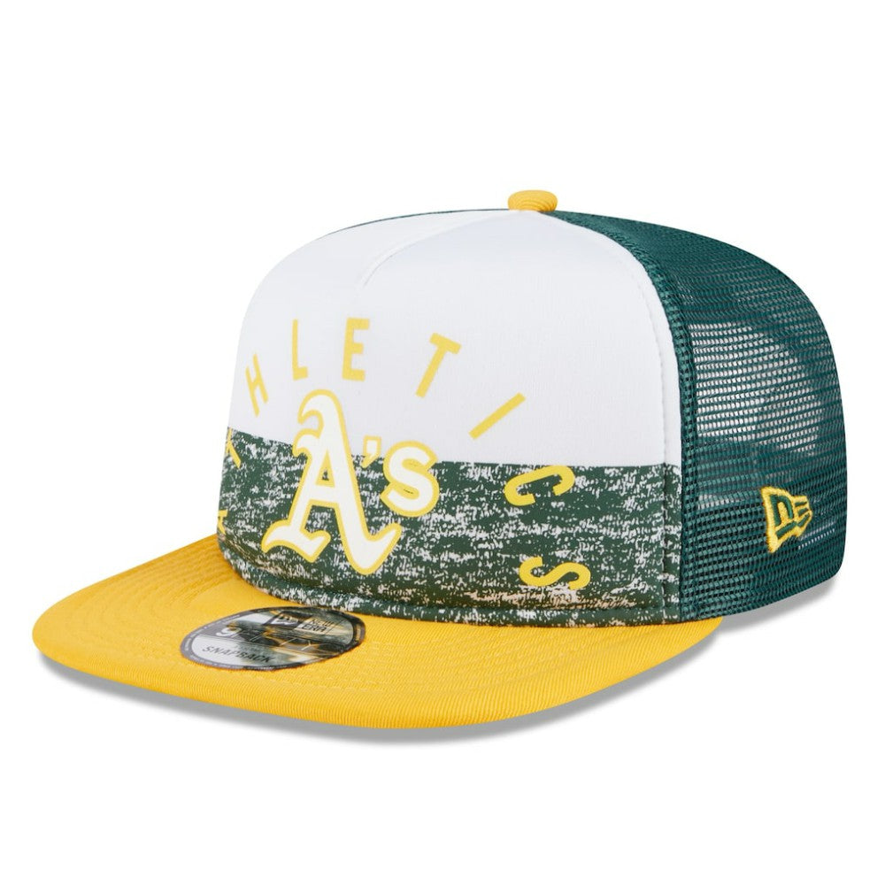Athletics New Era Team Foam Front A-Frame Trucker 9FIFTY Snapback Hat Online