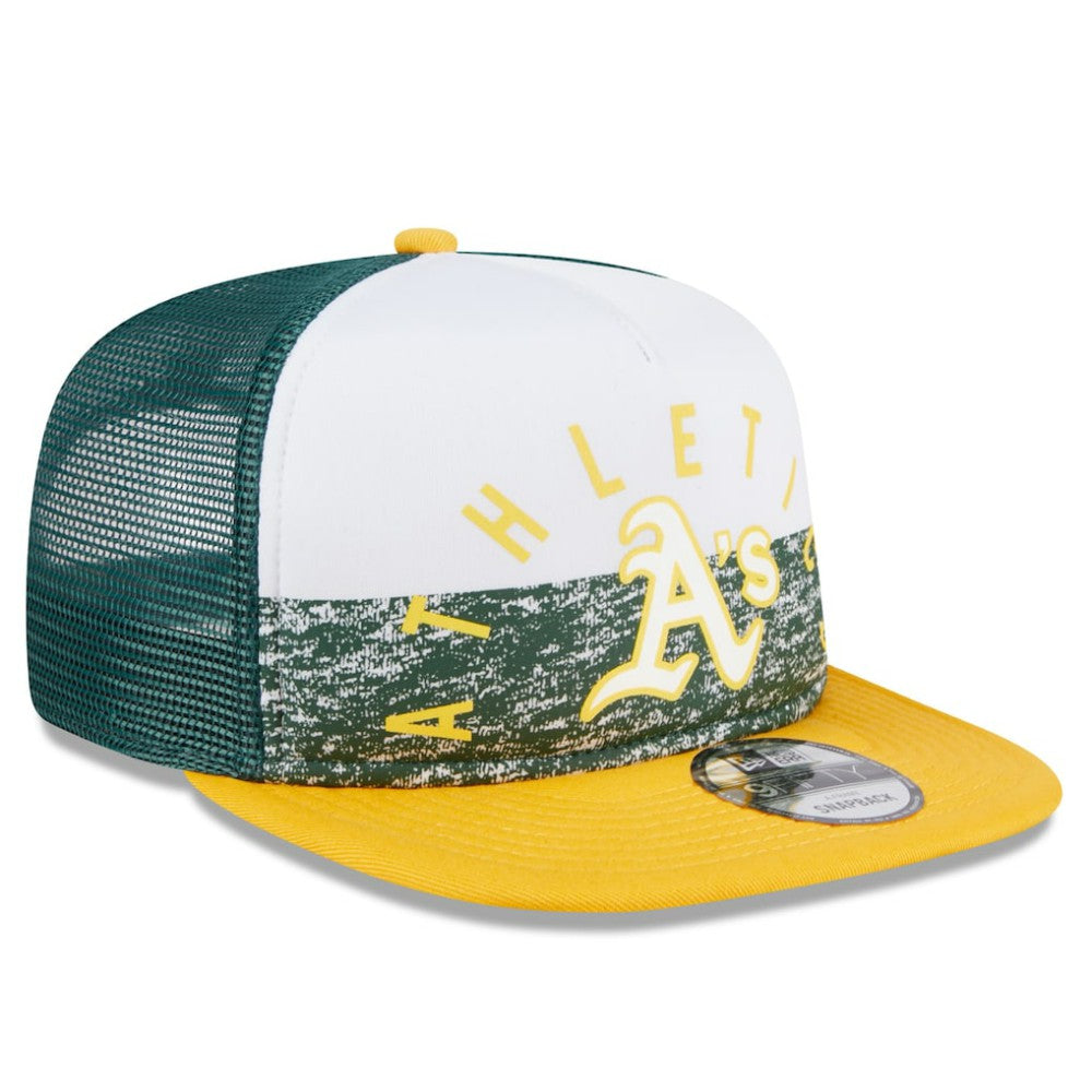 Athletics New Era Team Foam Front A-Frame Trucker 9FIFTY Snapback Hat Online