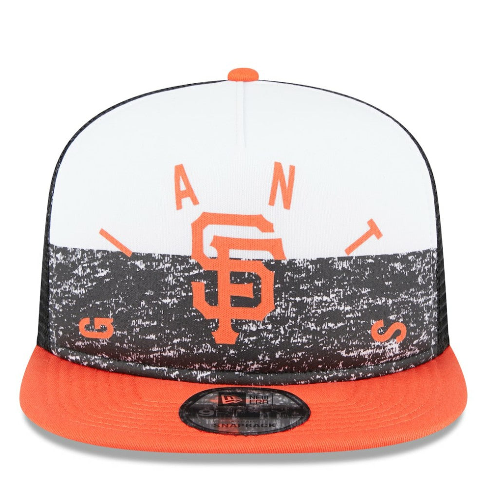 San Francisco Giants New Era Team Foam Front A-Frame Trucker 9FIFTY Snapback Hat Discount
