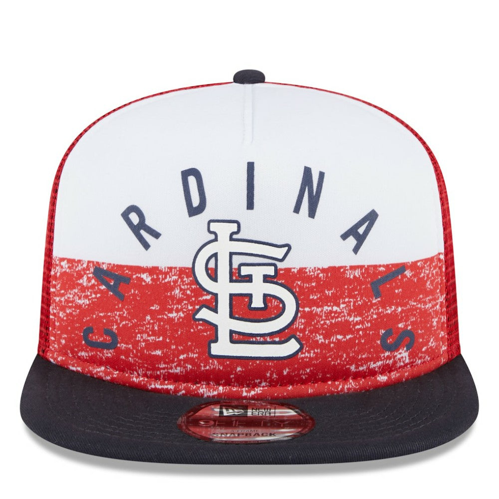 St. Louis Cardinals New Era Team Foam Front A-Frame Trucker 9FIFTY Snapback Hat Online