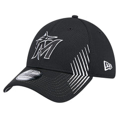 Miami Marlins New Era Active Dash Mark 39THIRTY Flex Hat Outlet
