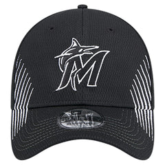 Miami Marlins New Era Active Dash Mark 39THIRTY Flex Hat Outlet